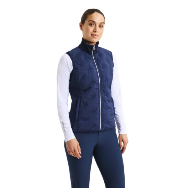 Padded Windbreaker Vest, Navy - Afbeelding 2
