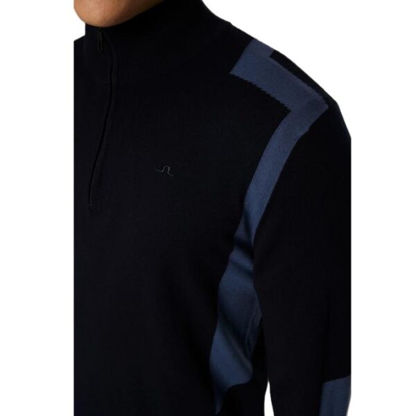 Kendrick Knitted Zip Sweater, JL Navy - Afbeelding 5