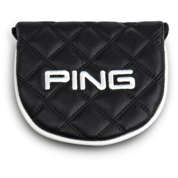 Mallet Putter Headcover, Black/White