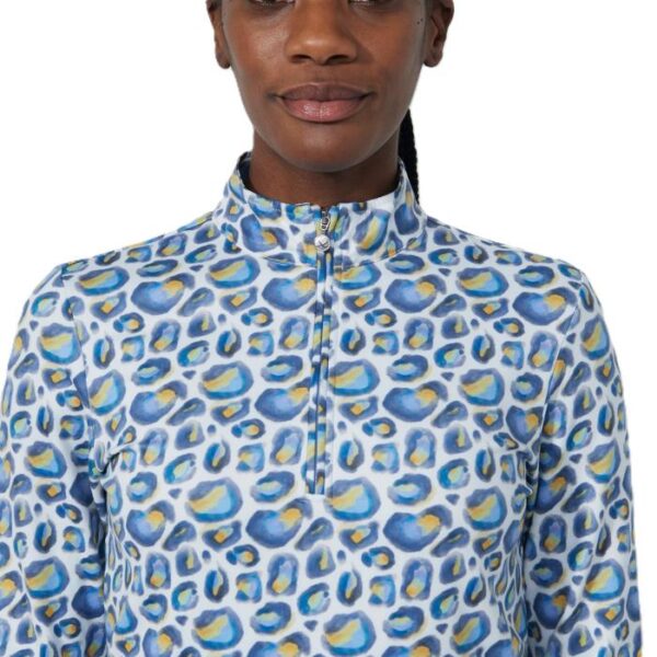 Peach Long Sleeve Polo, Water Leo - Afbeelding 3