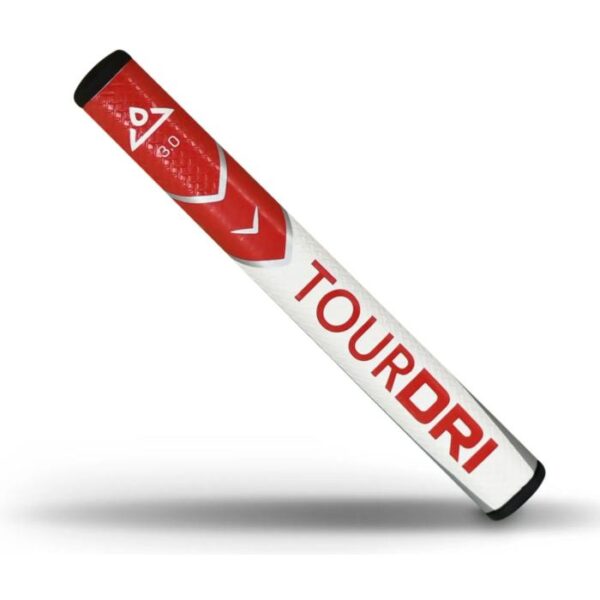 TourDri Flat Putter Grip 3.0, Rood
