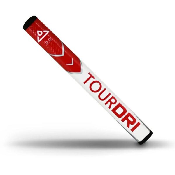TourDri Flat Putter Grip 2.0, Rood