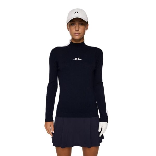 Adeline Knitted Sweater, JL Navy - Afbeelding 2