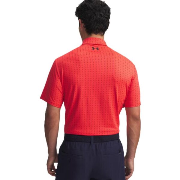 Playoff Printed Polo 3.0, Racer Red/Black - Afbeelding 2