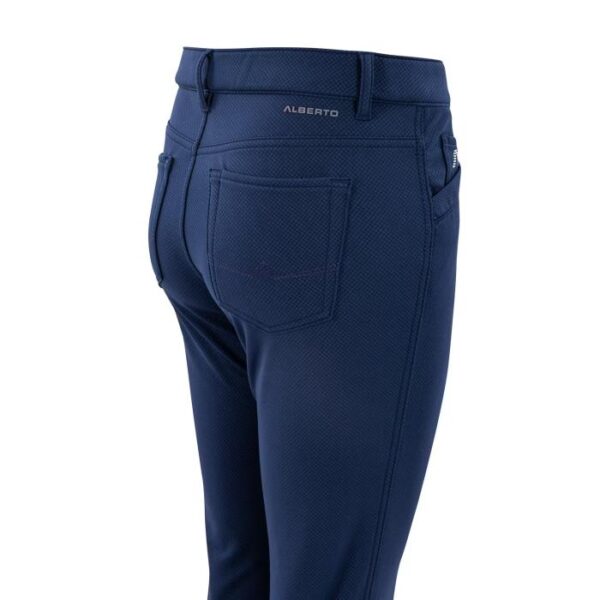 Jana Cosy Jersey Check WR, Navy - Afbeelding 5