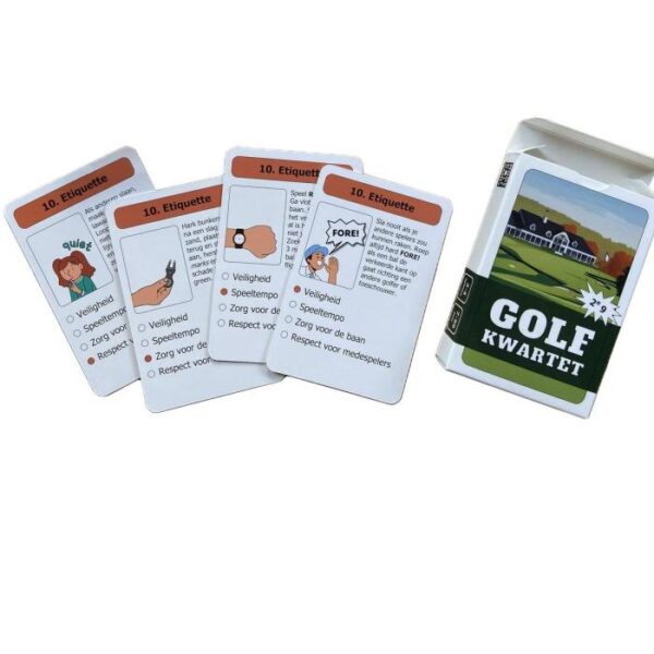 Golfkwartet 2e 9 (golfregels & etiquette) - Afbeelding 2