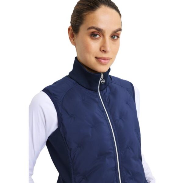 Padded Windbreaker Vest, Navy - Afbeelding 4
