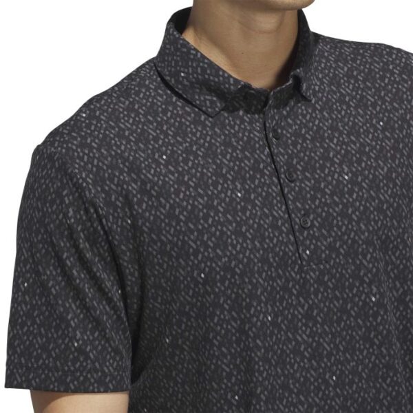 Ultimate365 Micro Argyle Poloshirt, Black/Carbon - Afbeelding 4