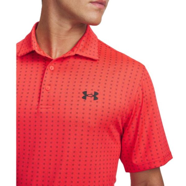 Playoff Printed Polo 3.0, Racer Red/Black - Afbeelding 3