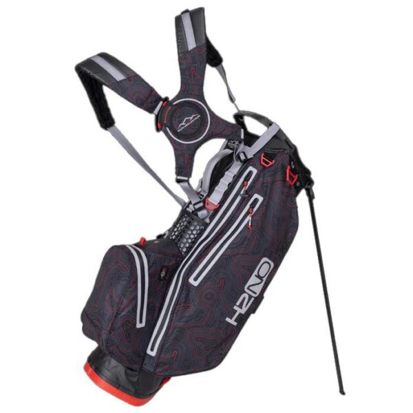 H2NO 14W Stand Bag, Black/Red/Topo/Cadet