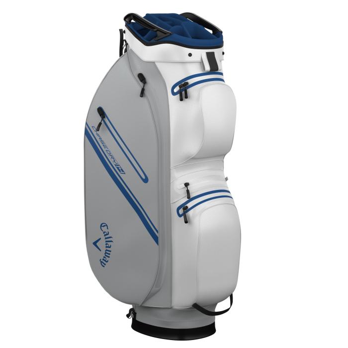 Chase 14 Dry Cart Bag, White/Silver/Royal - Afbeelding 5