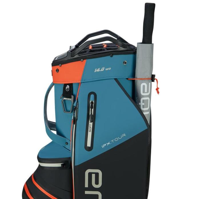 Aqua IPX Tour Cart Bag, Blue/Black/Orange - Afbeelding 10