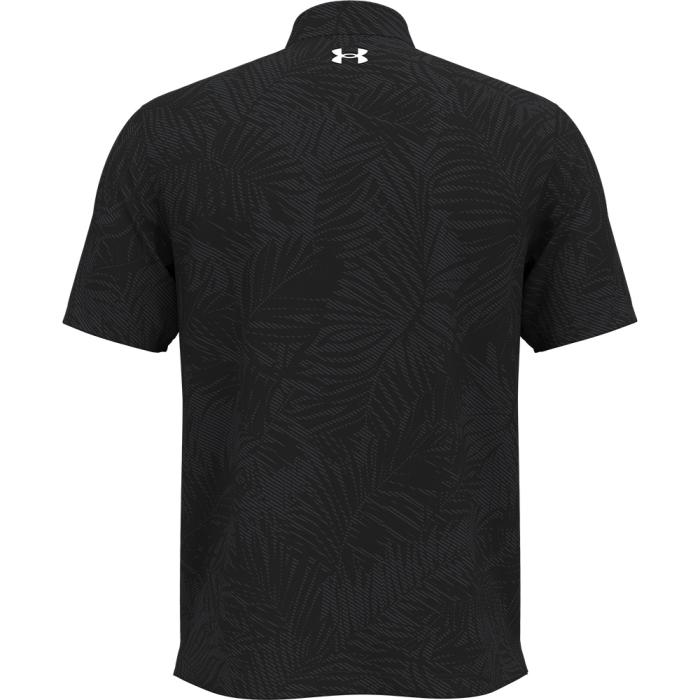 Playoff Jacquard Poloshirt, Tropical Floral/Black/Anthracite - Afbeelding 3