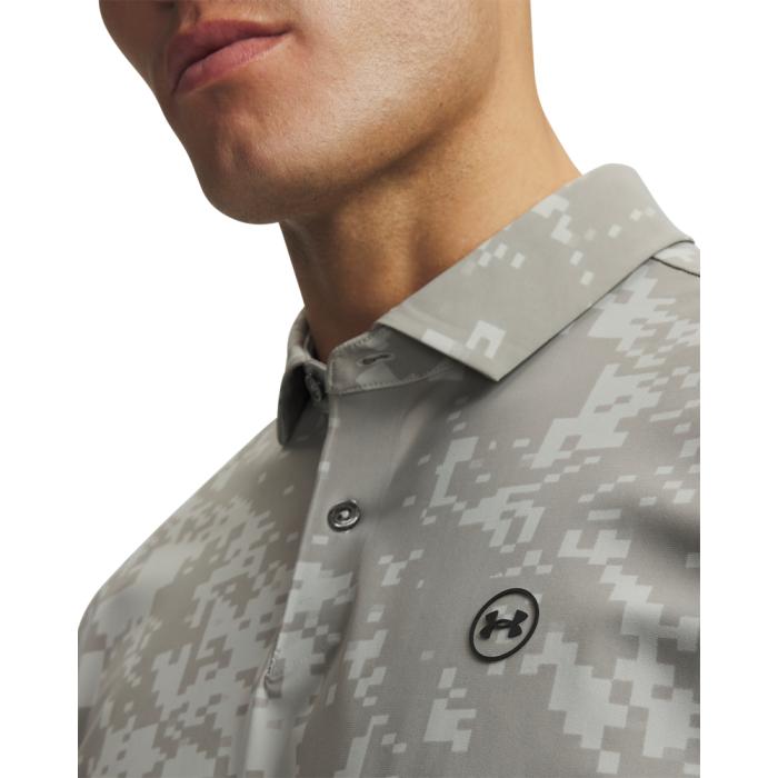 Drive Chill Printed Polo, Digi Radar Camo/Titanium/Clay Green - Afbeelding 5