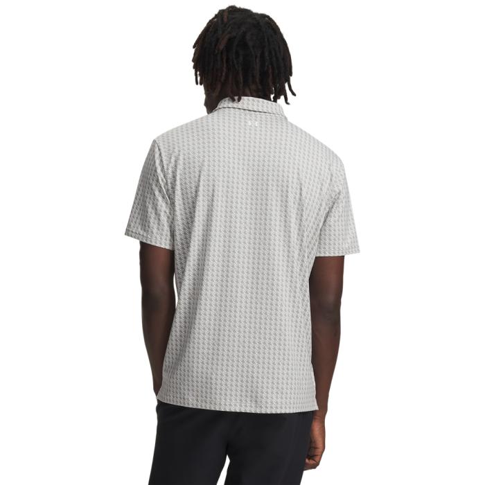 T2G Printed Polo, Houndstooth Deuces/Titanium/White - Afbeelding 2