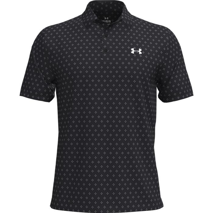 Playoff Printed Polo 3.0, Micro Flower Dot/Black/White