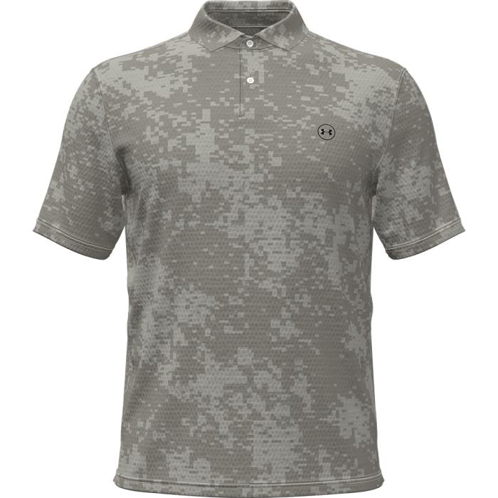 Drive Chill Printed Polo, Digi Radar Camo/Titanium/Clay Green