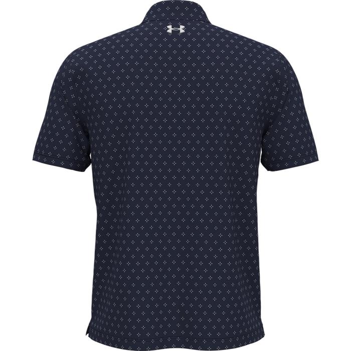 Playoff Printed Polo 3.0, Micro Flower Dot/Midnight Navy/White - Afbeelding 3
