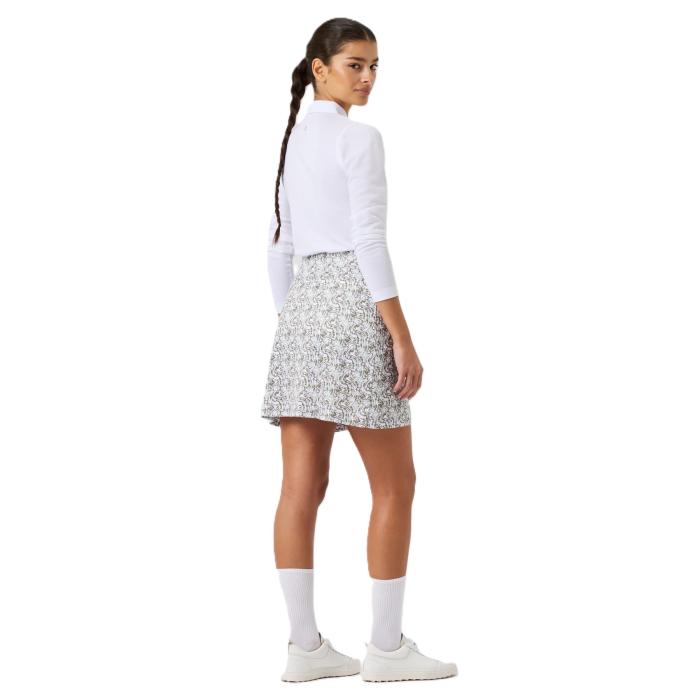 Dull Printed Wrap Skort 45 cm, Abstract Swirl - Afbeelding 2