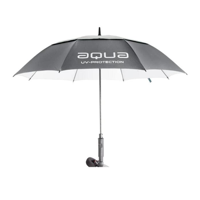 Aqua UV Umbrella, Charcoal/White/Olive - Afbeelding 3