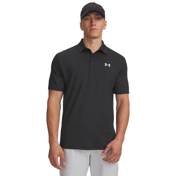 Playoff Jacquard Poloshirt, Tropical Floral/Black/Anthracite - Afbeelding 2