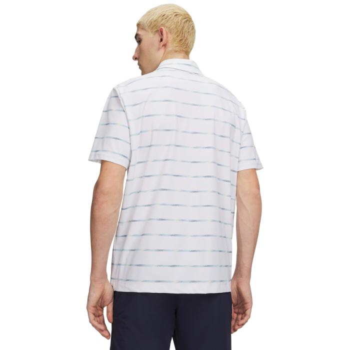 Drive Chill Printed Polo, Horizon Stripe/White/Blue Haze - Afbeelding 2