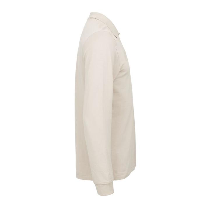 Advantage Long Sleeve Poloshirt, Beige - Afbeelding 3