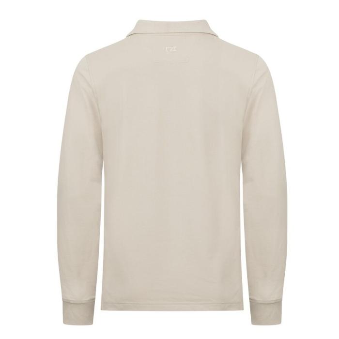 Advantage Long Sleeve Poloshirt, Beige - Afbeelding 4