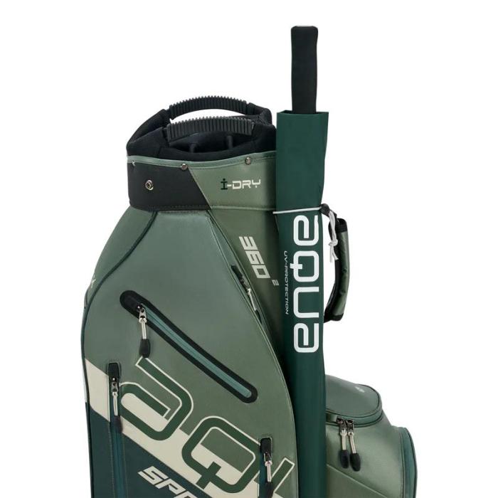 Aqua Sport 360 2.0 Cart Bag, Forest Green/Olive/Off White - Afbeelding 9