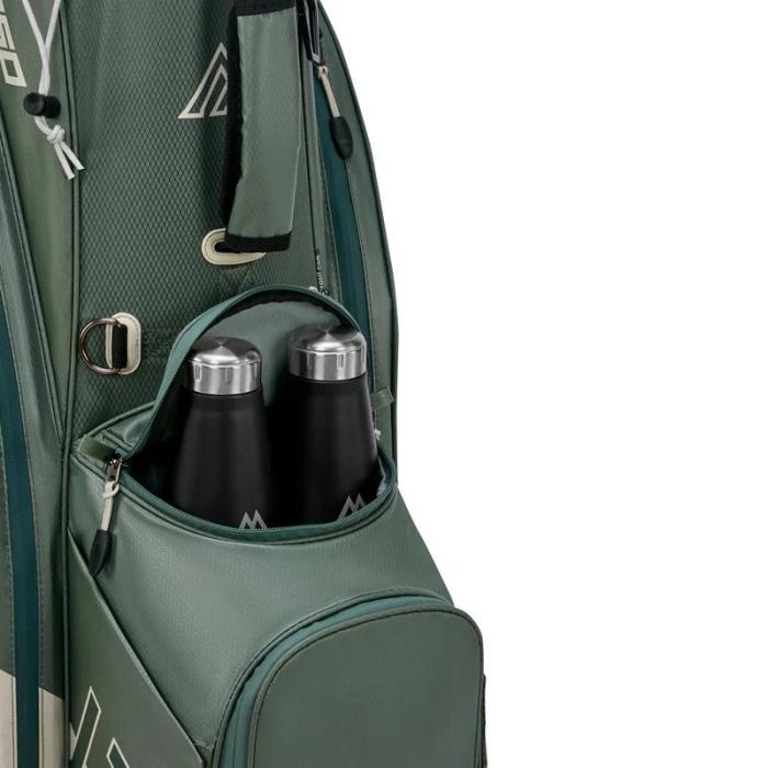 Aqua Sport 360 2.0 Cart Bag, Forest Green/Olive/Off White - Afbeelding 7
