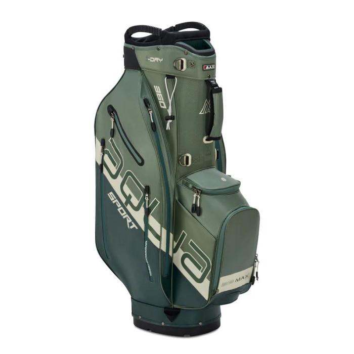 Aqua Sport 360 2.0 Cart Bag, Forest Green/Olive/Off White - Afbeelding 10