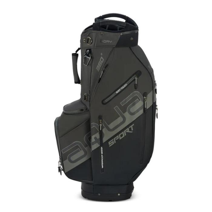 Aqua Sport 360 2.0 Cart Bag, Black/Charcoal/Grey - Afbeelding 3