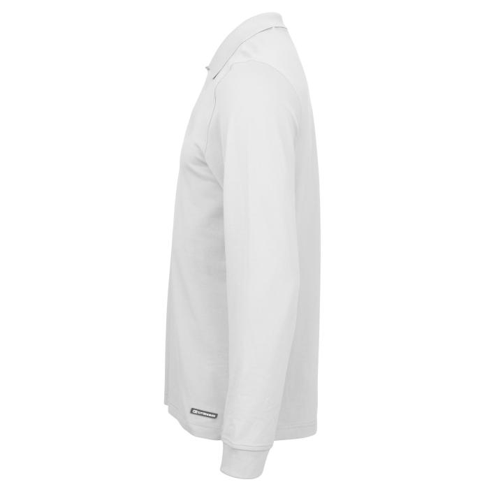 Advantage Long Sleeve Poloshirt, Wit - Afbeelding 4