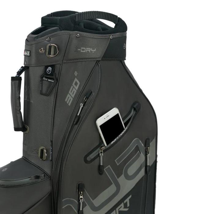 Aqua Sport 360 2.0 Cart Bag, Black/Charcoal/Grey - Afbeelding 8