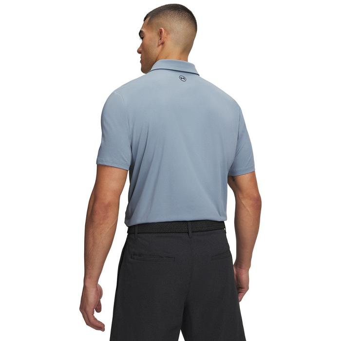 ArmourDry Polo, Blue Wind/Midnight Navy - Afbeelding 2