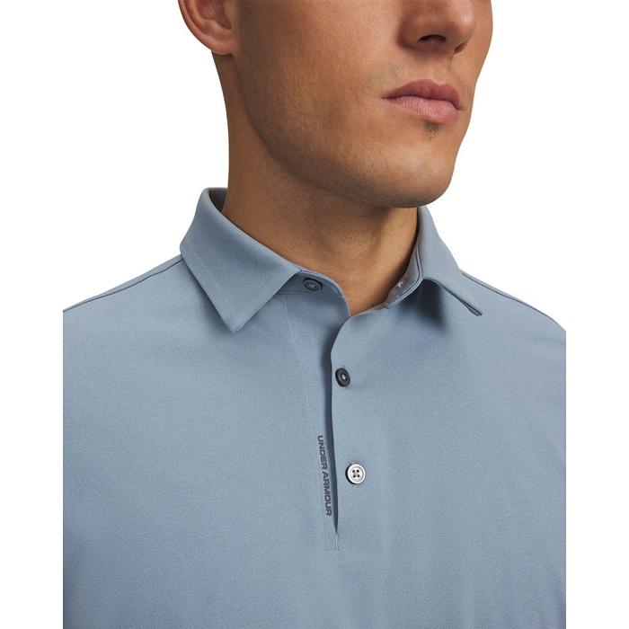 ArmourDry Polo, Blue Wind/Midnight Navy - Afbeelding 3