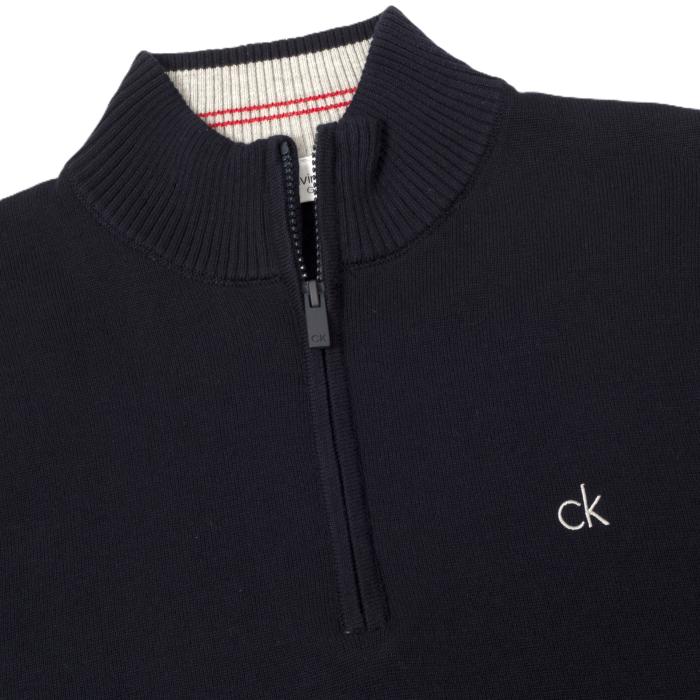 Avenue 1/2 Zip Sweater, Navy - Afbeelding 5