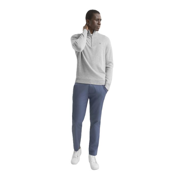 Avenue 1/2 Zip Sweater, Silver Marl - Afbeelding 8