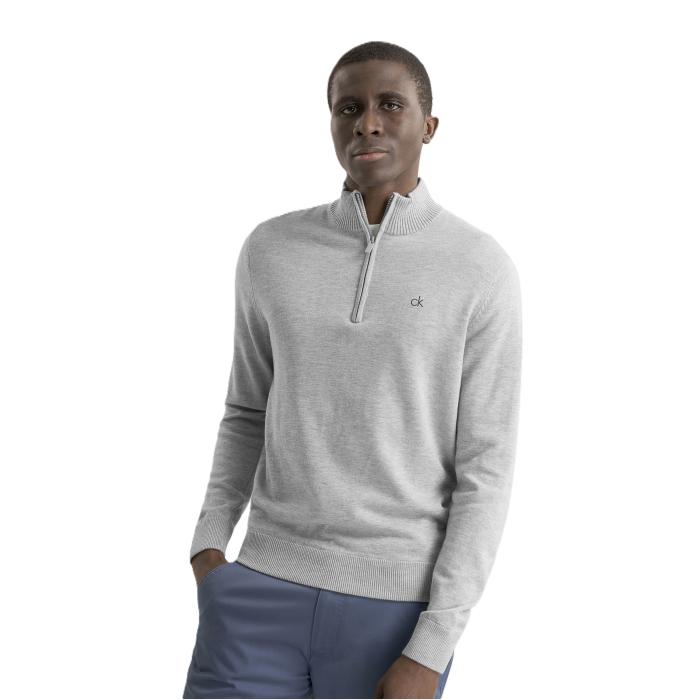 Avenue 1/2 Zip Sweater, Silver Marl - Afbeelding 7