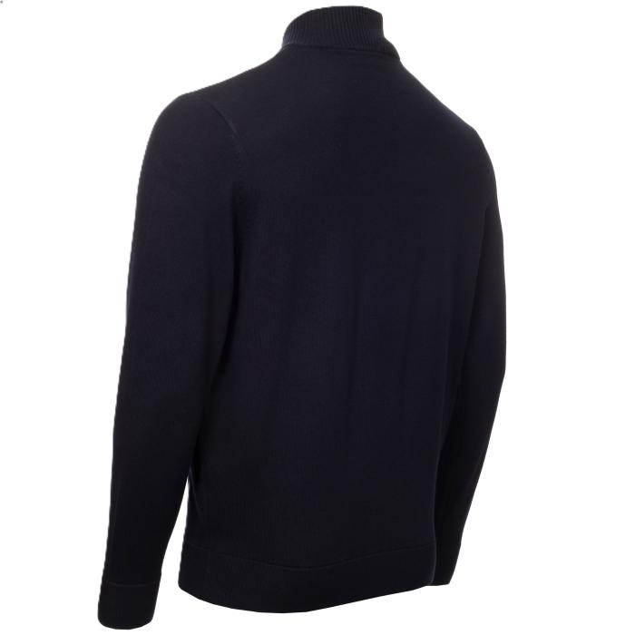 Avenue 1/2 Zip Sweater, Navy - Afbeelding 3