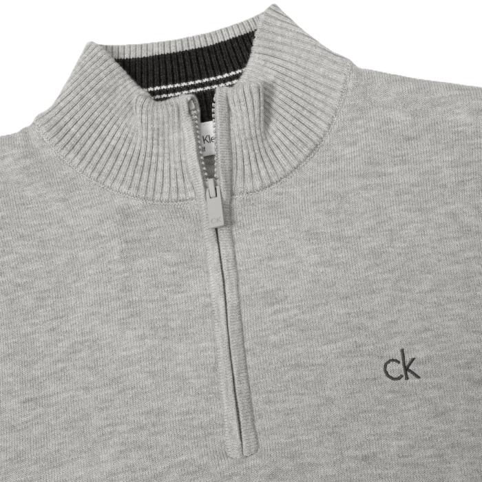 Avenue 1/2 Zip Sweater, Silver Marl - Afbeelding 5