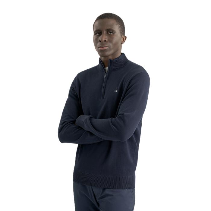 Avenue 1/2 Zip Sweater, Navy - Afbeelding 7