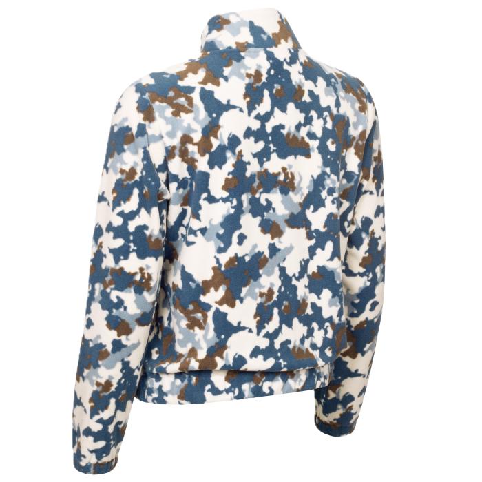 Celyn Blur Print 1/2 Zip Fleece, Buttercream/Dark Denim - Afbeelding 3