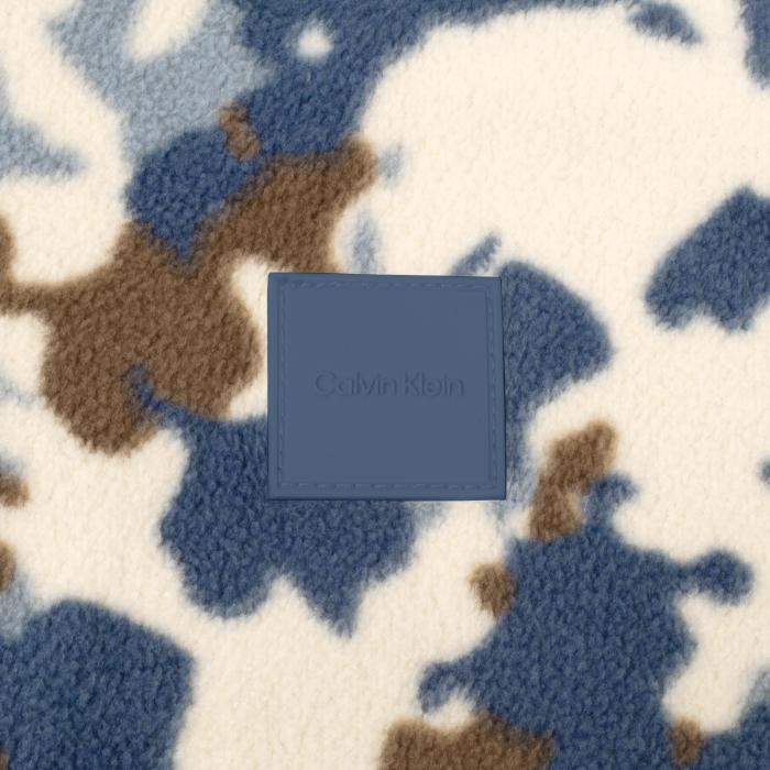 Celyn Blur Print 1/2 Zip Fleece, Buttercream/Dark Denim - Afbeelding 6